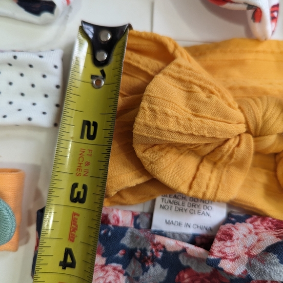 8pk baby headbands. Flowers, plaid, spring. Excellent condition. - Picture 7 of 8